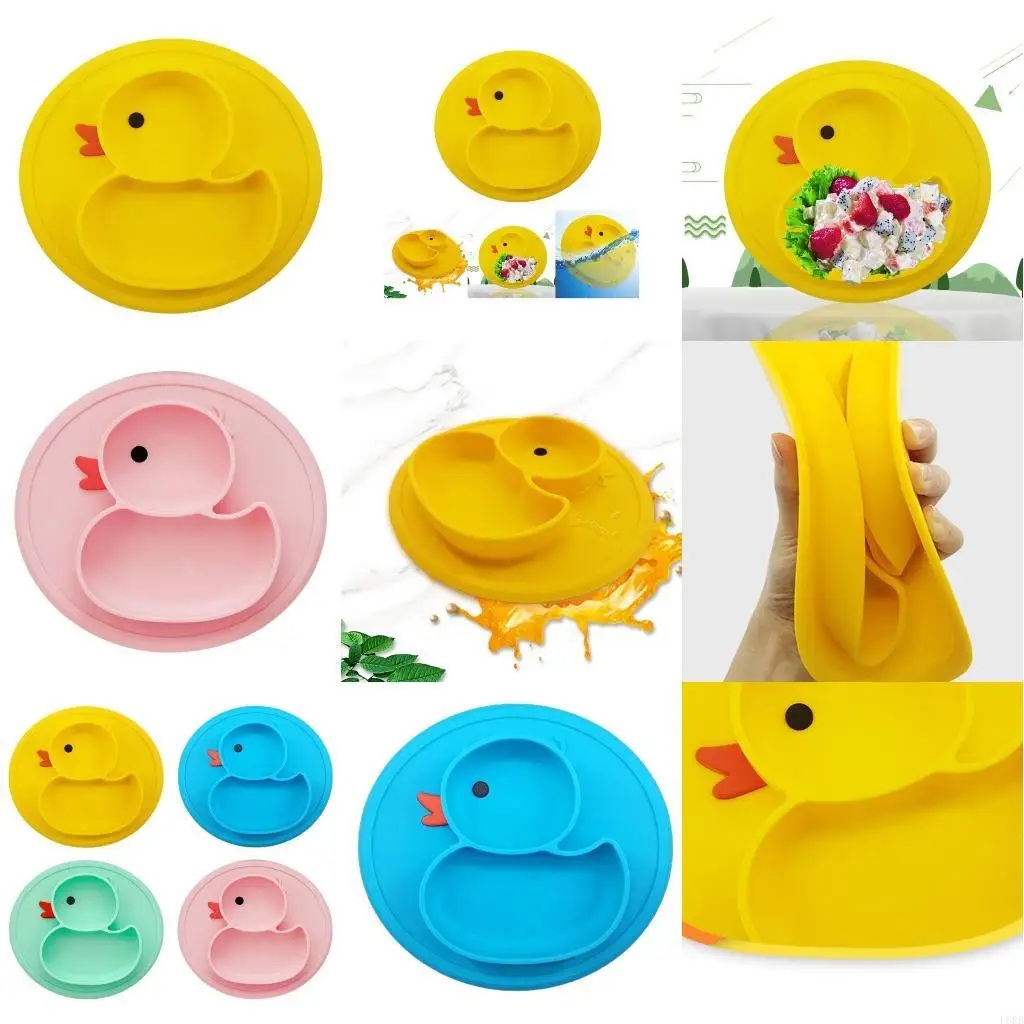 Силиконовая миска для малышей, 2-раздельная детская тарелка, нескользящая посуда, которую можно мыть в посудомоечной машине L8RB
Силиконовая миска для малышей, 2-раздельная детская тарелка, нескользящая посуда, которую можно мыть в посудомоечной машине L8RB