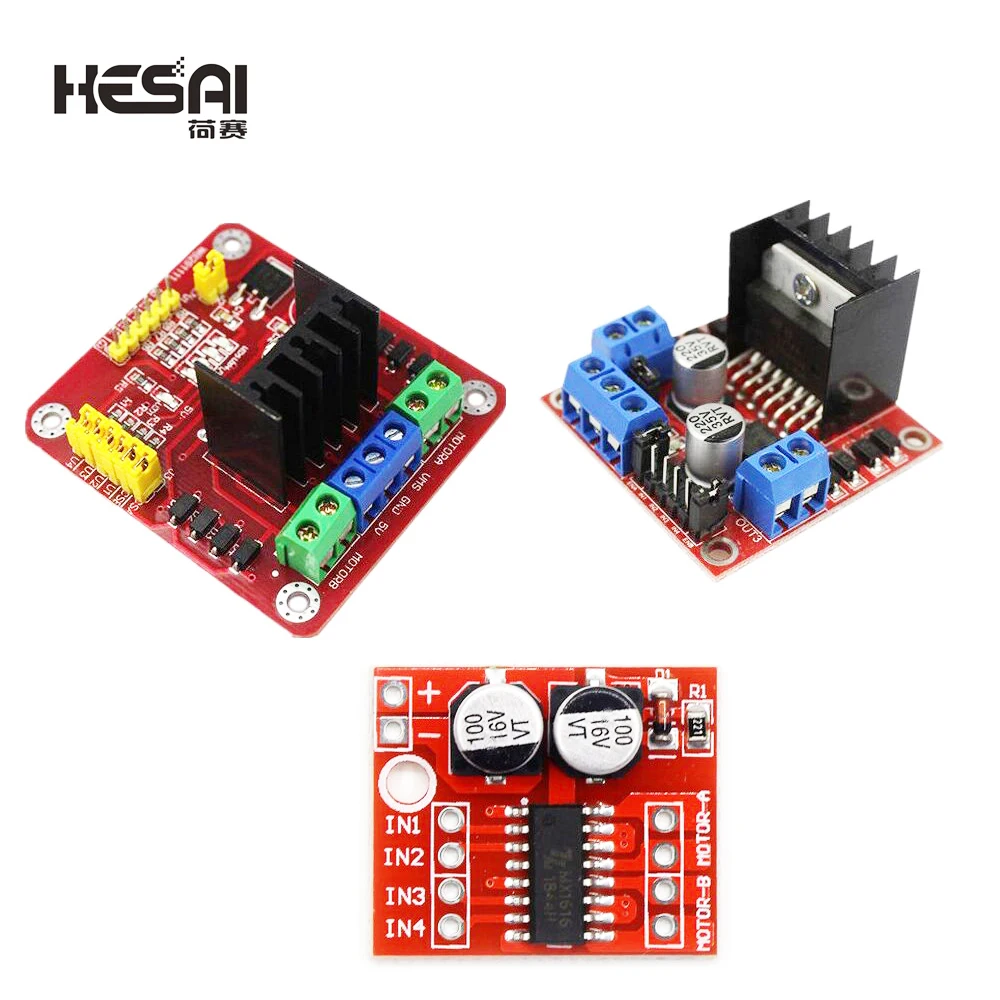 L298N New Dual H Bridge DC Stepper Motor Drive Controller Board Module for arduino Diy Kit
L298N New Dual H Bridge DC Stepper Motor Drive Controller Board Module for arduino Diy Kit