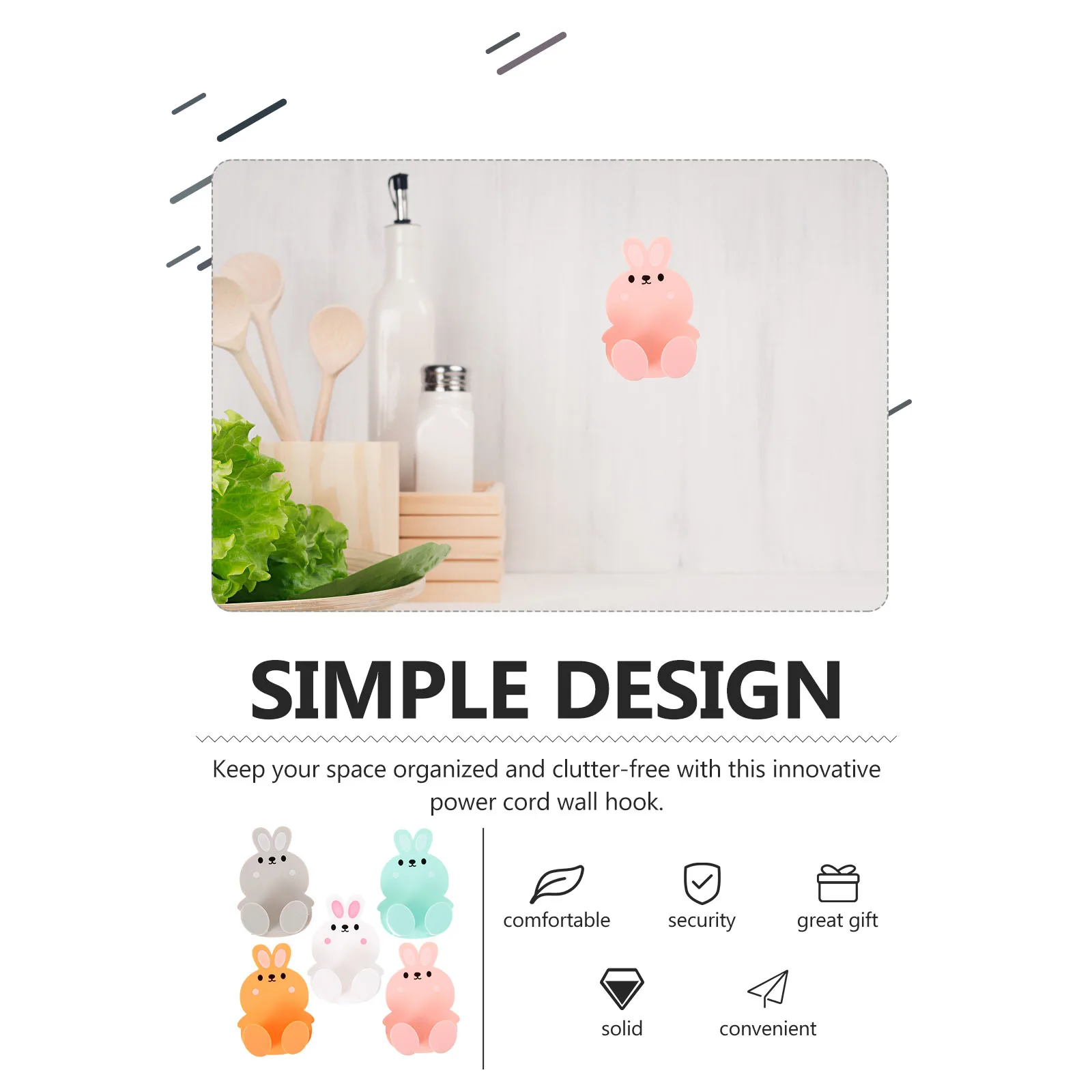 5pcs Power Hook Plug Holder Adhesive Cable Organizer Abs Mounting No Drilling Space Saving Multi Functional Adhesive Hooks
5pcs Power Hook Plug Holder Adhesive Cable Organizer Abs Mounting No Drilling Space Saving Multi Functional Adhesive Hooks