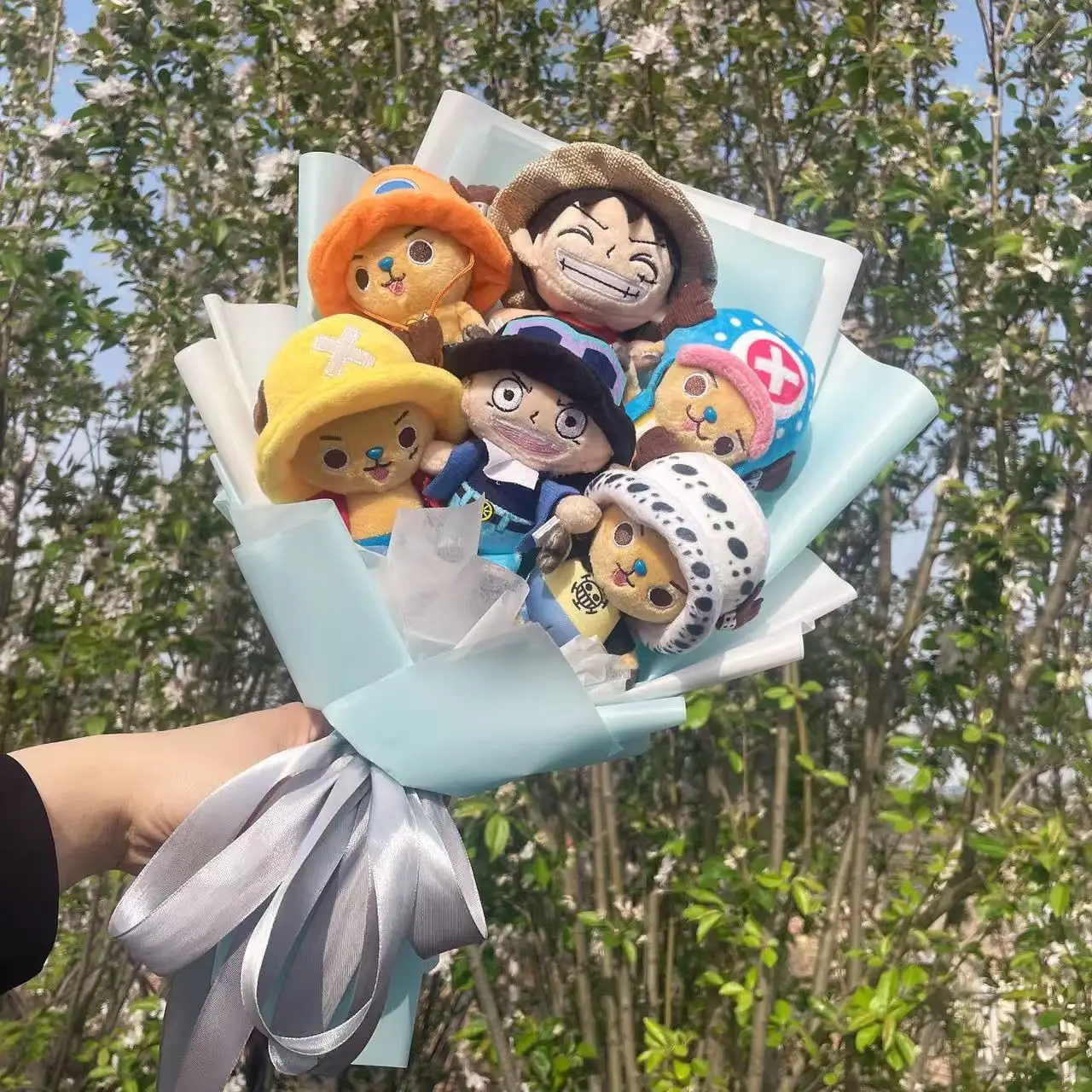 Creative Japan Anime One Piece Stuffed Plush Doll Toys Handmade Bouquet Valentine's Day Christmas Graduation Gifts For Kids
Creative Japan Anime One Piece Stuffed Plush Doll Toys Handmade Bouquet Valentine's Day Christmas Graduation Gifts For Kids