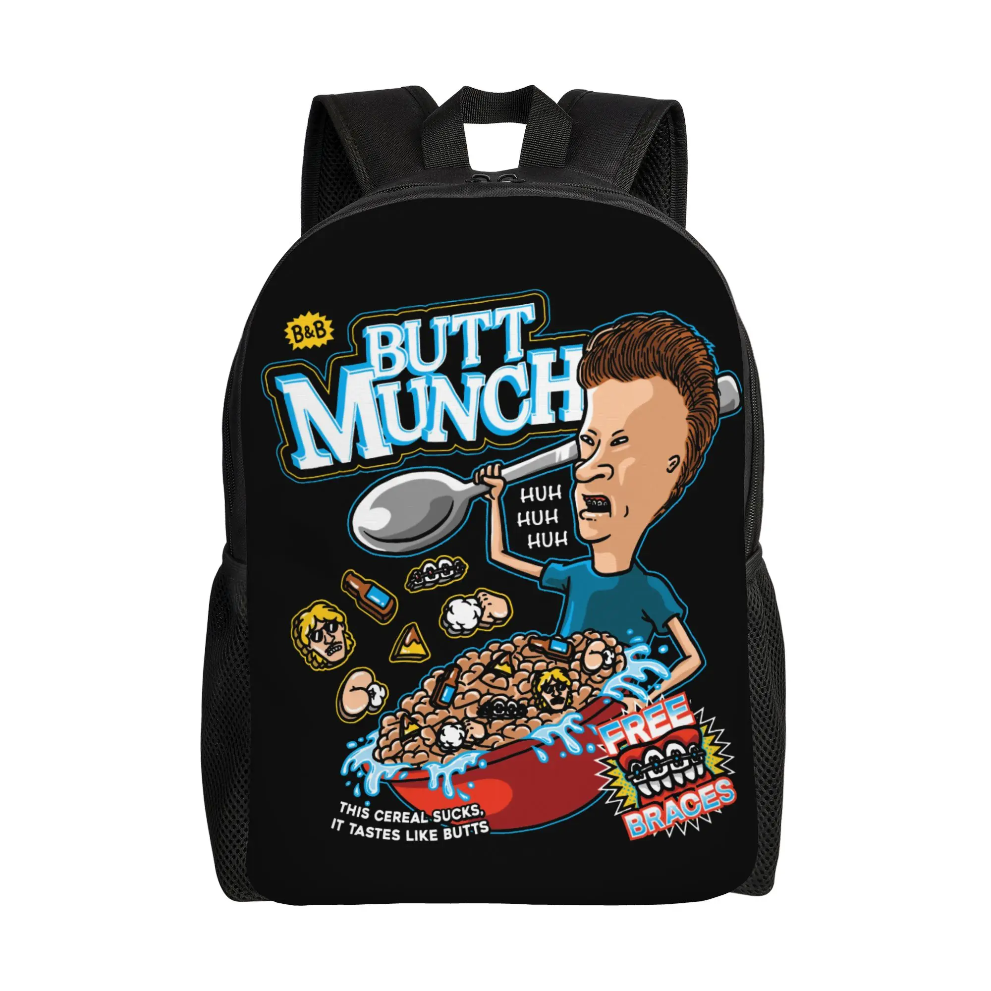 Beavis and Butthead Butt Munch Classical Backpack Outdoor Student Hiking Travel Daypack for Men Women Laptop Canvas Bags
Beavis and Butthead Butt Munch Classical Backpack Outdoor Student Hiking Travel Daypack for Men Women Laptop Canvas Bags