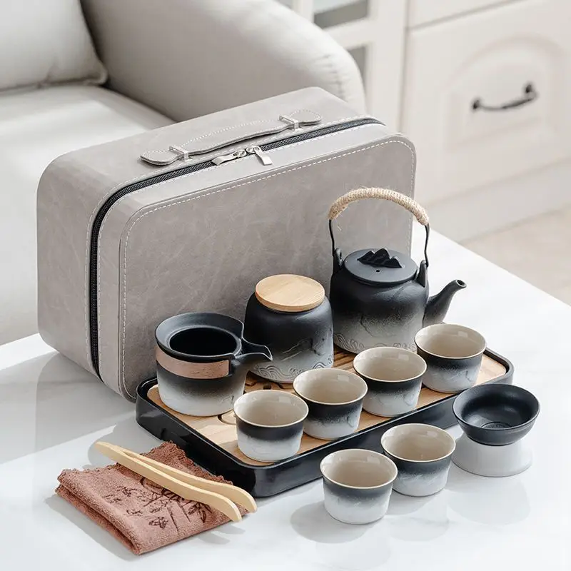 1Set Ceramic Black Kung Fu Tea Set Portable Travel Tea Box Set Office And Household Mate Tea Brewing Set Gift For Tea Lover
1Set Ceramic Black Kung Fu Tea Set Portable Travel Tea Box Set Office And Household Mate Tea Brewing Set Gift For Tea Lover