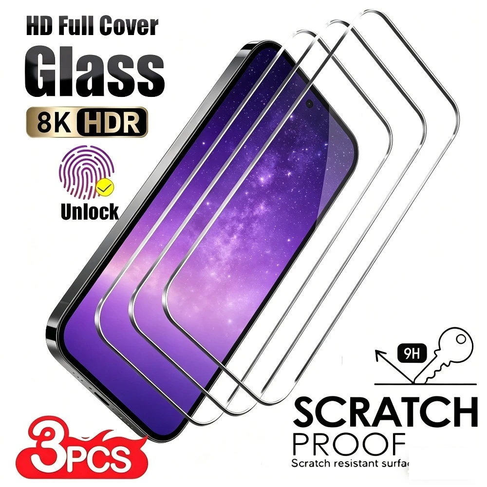 3Pcs High Clear Screen Protector for Google Pixel 10 9 Pro XL 8 9 10 Pro 10a 9a 8a 7a 6a 9H Hardness Anti-Scratch Tempered Glass
3Pcs High Clear Screen Protector for Google Pixel 10 9 Pro XL 8 9 10 Pro 10a 9a 8a 7a 6a 9H Hardness Anti-Scratch Tempered Glass