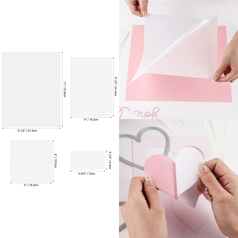 10pcs/set Clear Double Sided Adhesive Sheets Self-adhesive Sticker for Adding Glitter Foil Embellishments DIY Scrapbooking
10pcs/set Clear Double Sided Adhesive Sheets Self-adhesive Sticker for Adding Glitter Foil Embellishments DIY Scrapbooking