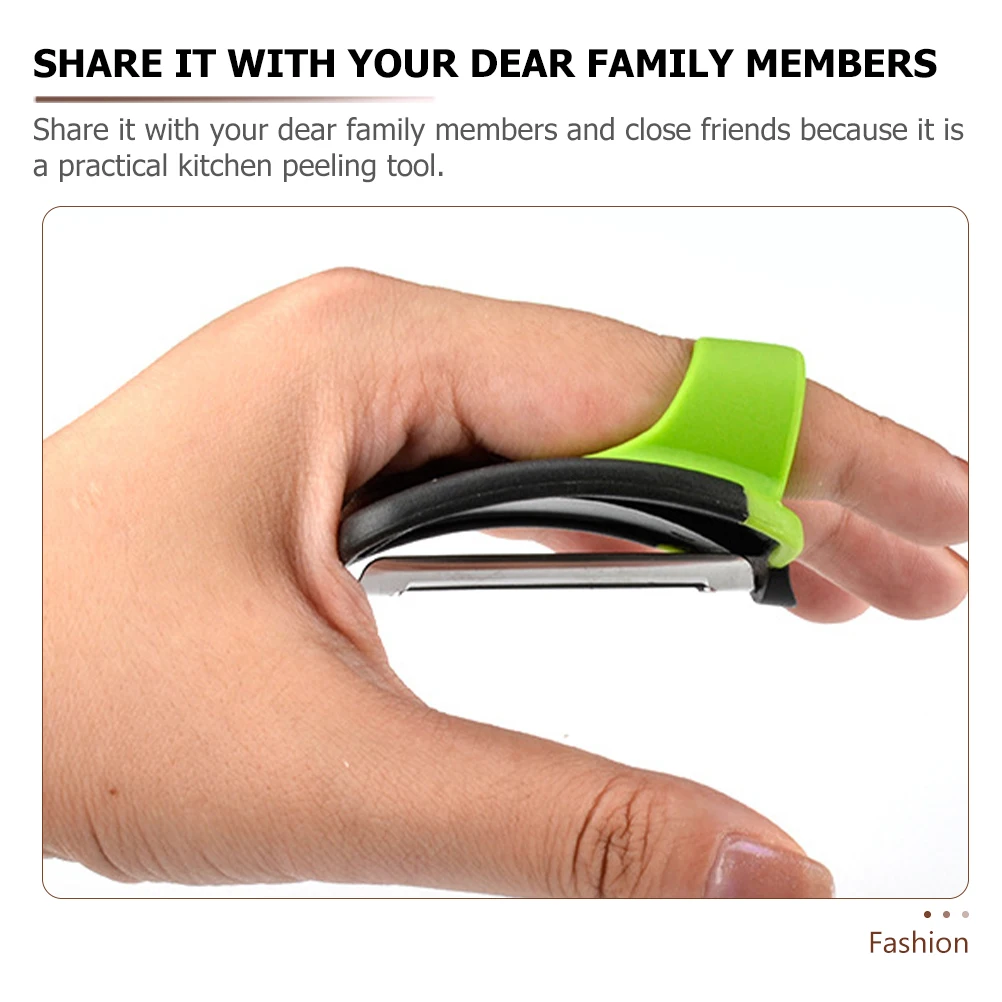 4 Pcs Vegetable Peeler Potato Slicer Kitchen Thumb Knife Smooth Surface Fruit Peel Tool Practical Kitchen Peelers
4 Pcs Vegetable Peeler Potato Slicer Kitchen Thumb Knife Smooth Surface Fruit Peel Tool Practical Kitchen Peelers