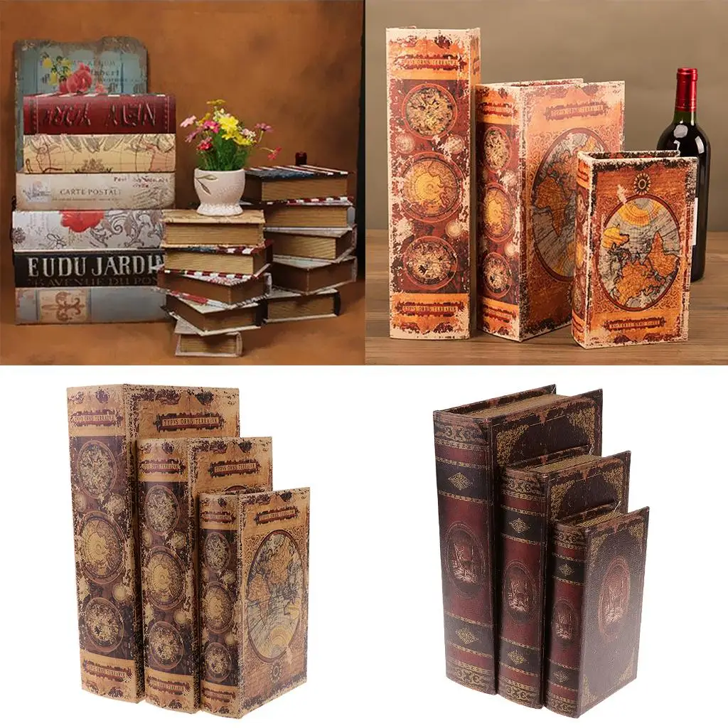 Decorative Book Props Vintage Wooden Organizer Storage Case Bookshelf Ornament for Cafe or Photography Use
Decorative Book Props Vintage Wooden Organizer Storage Case Bookshelf Ornament for Cafe or Photography Use