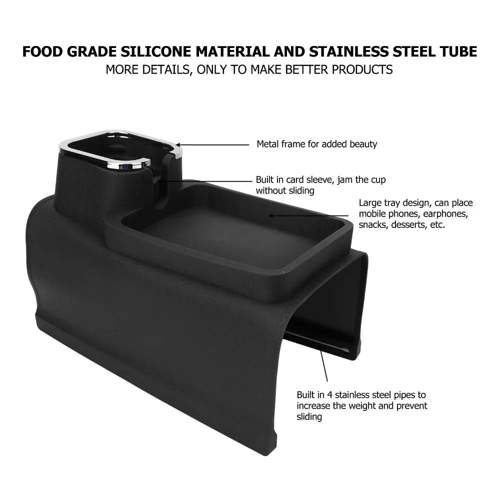 Blue, Black, Green, Red Sofa Armrest Cup Holder 42.5*32cm Rectangle Silicone Drink Caddy Multi-functional Cup Tray
Blue, Black, Green, Red Sofa Armrest Cup Holder 42.5*32cm Rectangle Silicone Drink Caddy Multi-functional Cup Tray