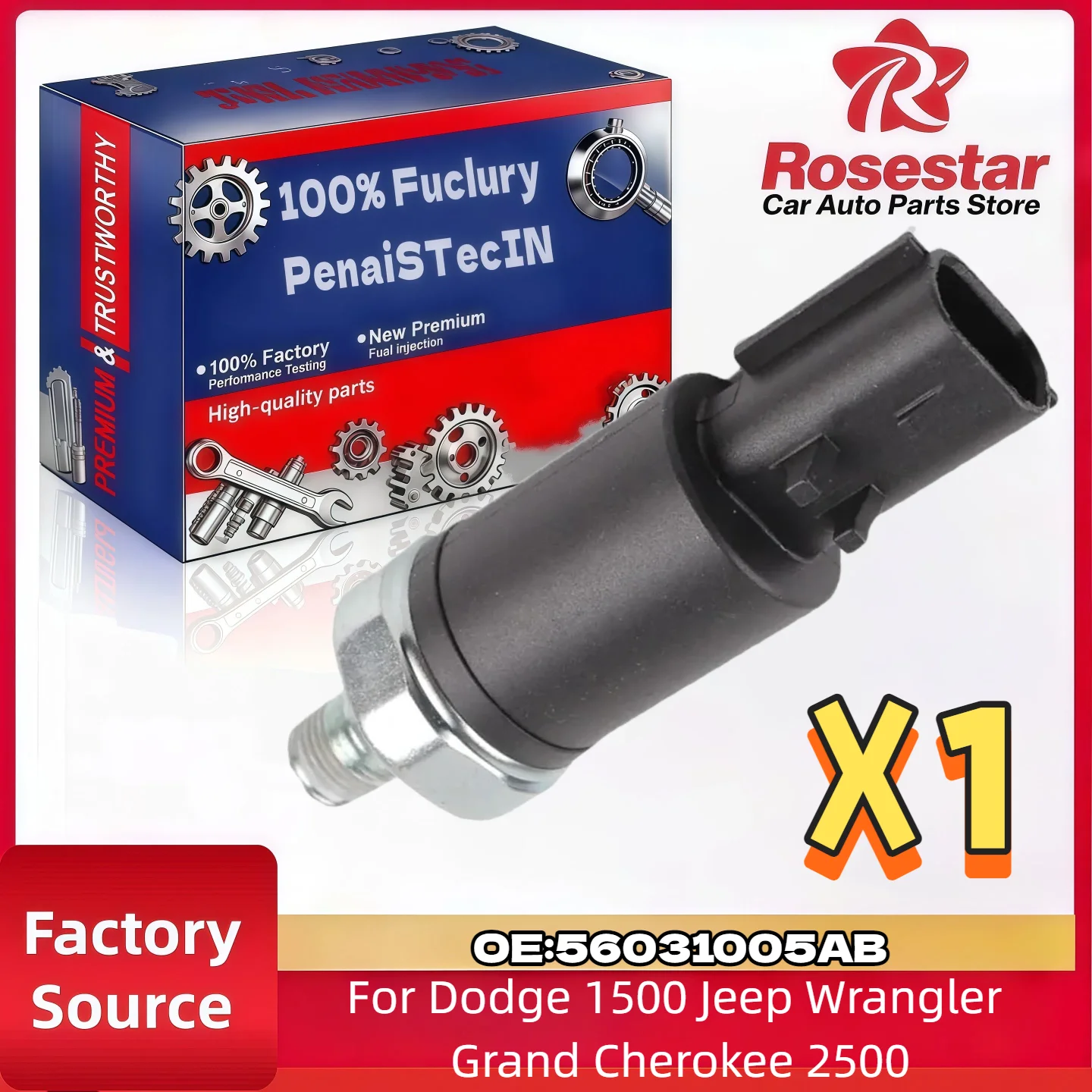 For Ram 1500 For Ram 2500 For Jeep Wrangler For Jeep Grand Cherokee Oil Pressure Switch Sensor 56031005AB
For Ram 1500 For Ram 2500 For Jeep Wrangler For Jeep Grand Cherokee Oil Pressure Switch Sensor 56031005AB