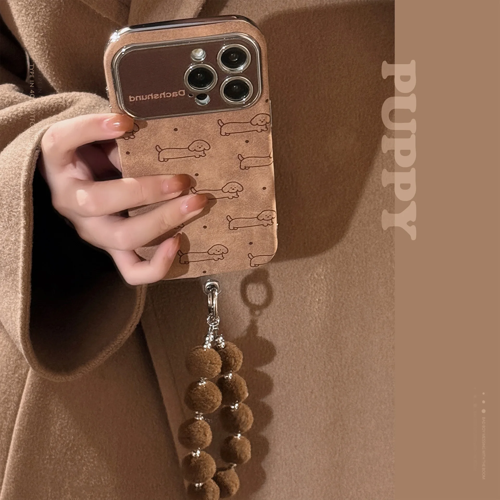 Cute Puppy Design Leather IPhone Case with Fluffy Lanyard Compatible IPhone 16 Pro Max IPhone 17 Phone Case Cute Casual
Cute Puppy Design Leather IPhone Case with Fluffy Lanyard Compatible IPhone 16 Pro Max IPhone 17 Phone Case Cute Casual