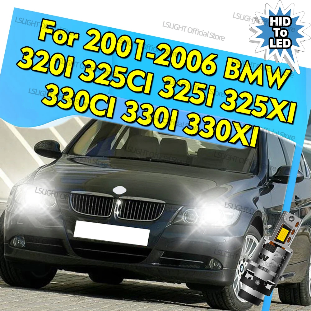 2x HID к светодиодным D2S D2R 6000K Яркие белые фары для BMW 320I 325CI 325I 325XI 330CI 330I 330XI 2001 2002 2003 2004 2005 2006
2x HID к светодиодным D2S D2R 6000K Яркие белые фары для BMW 320I 325CI 325I 325XI 330CI 330I 330XI 2001 2002 2003 2004 2005 2006