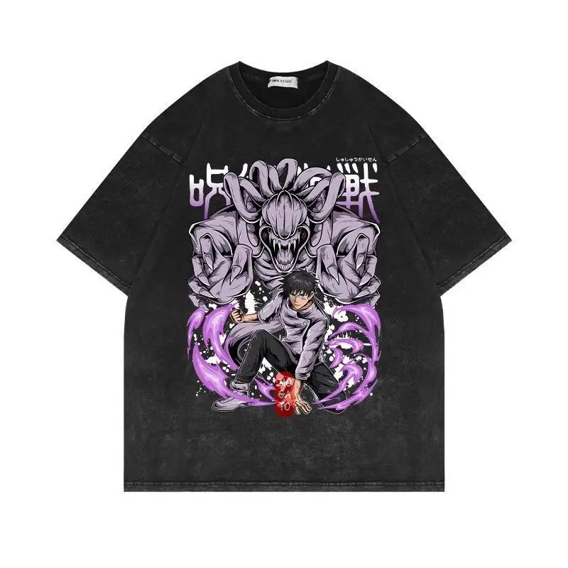 Jujutsu Kaisen Washed Cotton T Shirt Geto Suguru Printed Casual Short Sleeve Unisex Anime Harajuku Tops
Jujutsu Kaisen Washed Cotton T Shirt Geto Suguru Printed Casual Short Sleeve Unisex Anime Harajuku Tops