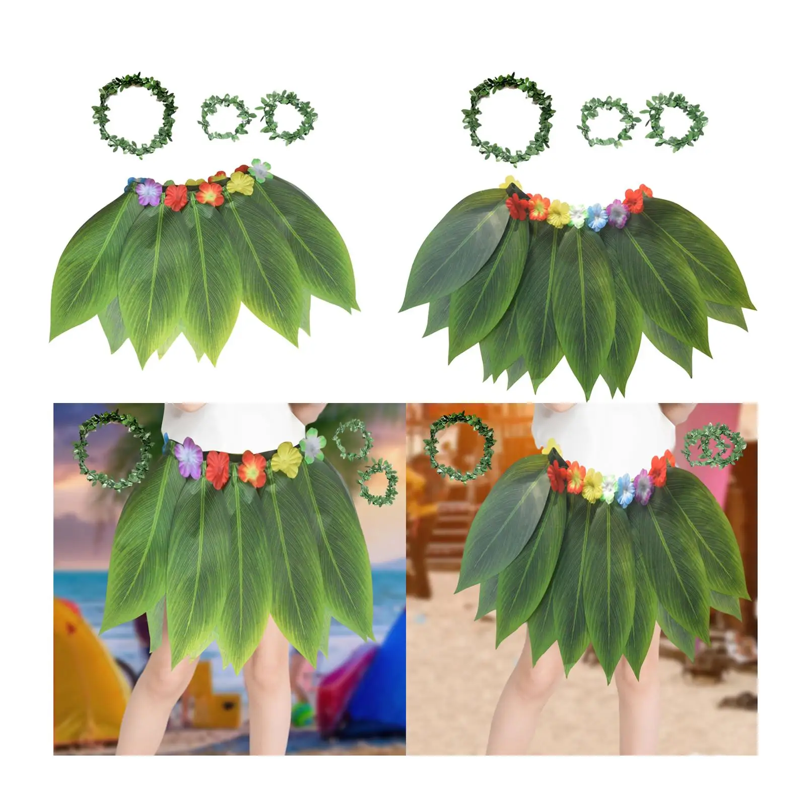 Grass Skirt Hawaiian Flower Leaf Hula Skirt Kit Costume Accessory for Festival Celebration Stage Performance Masquerade
Grass Skirt Hawaiian Flower Leaf Hula Skirt Kit Costume Accessory for Festival Celebration Stage Performance Masquerade