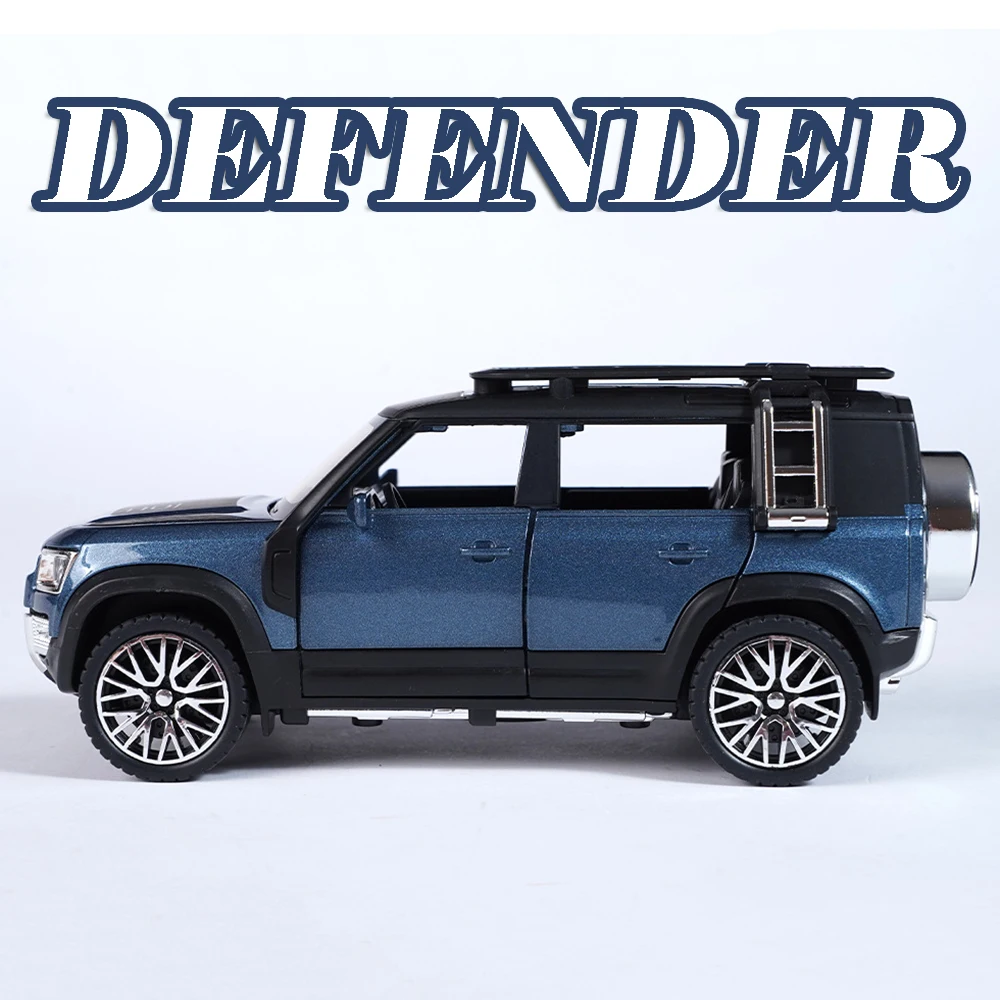Масштаб 1:32, модель Land Defender, игрушечный внедорожник, металлический литой под давлением звук, свет, двери, открытые откатные, популярные автомобили для детей, подарки
Масштаб 1:32, модель Land Defender, игрушечный внедорожник, металлический литой под давлением звук, свет, двери, открытые откатные, популярные автомобили для детей, подарки