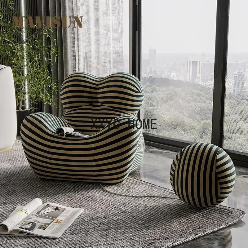 Living Room Balcony Bedroom Family Leisure Nordic Simplicity Creativity Single Sofa Modern Armchairs Home Furniture
Living Room Balcony Bedroom Family Leisure Nordic Simplicity Creativity Single Sofa Modern Armchairs Home Furniture