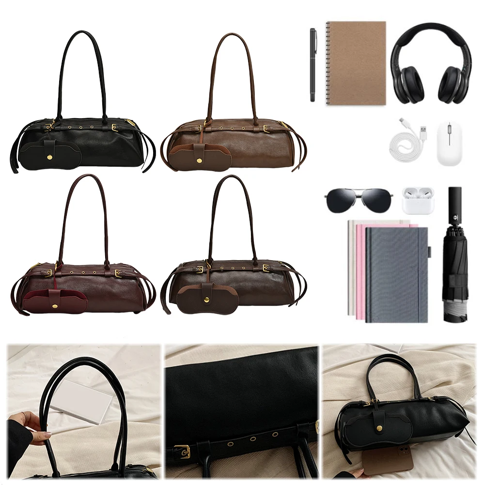 Shoulder Bag for Women Solid Underarm Bag PU Leather Casual Bowling Bag Retro Tote Bag Commuter Bag
Shoulder Bag for Women Solid Underarm Bag PU Leather Casual Bowling Bag Retro Tote Bag Commuter Bag