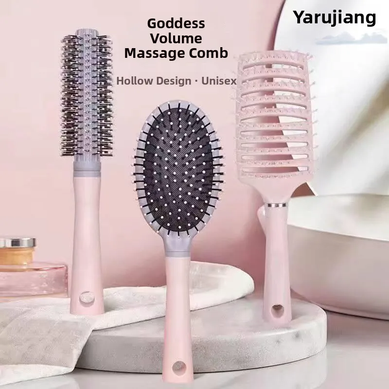 Long Hair Curling Comb Women's Special Home Use Fluffy Cylinder Comb Airbag Hairdressing Comb Adjustable Handle Reusable
Long Hair Curling Comb Women's Special Home Use Fluffy Cylinder Comb Airbag Hairdressing Comb Adjustable Handle Reusable