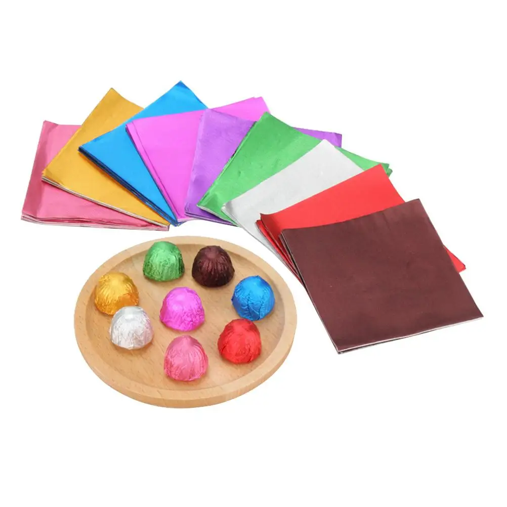 Chocolate Tin Foil Packaging Aluminum Wrapper 4 Packs Colored Paper Candy Safe Durable Food Grade Portable Decor Sweeties Gifts
Chocolate Tin Foil Packaging Aluminum Wrapper 4 Packs Colored Paper Candy Safe Durable Food Grade Portable Decor Sweeties Gifts