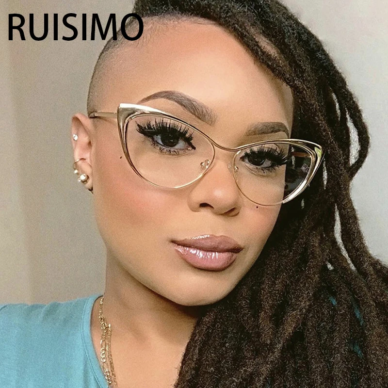 Fashion Metal Anti-blue Light Spectacle Glasses Frame 2023 Personality Cat Eye Flat Mirror Female Blue Blocking Trend Eyeglasses
Fashion Metal Anti-blue Light Spectacle Glasses Frame 2023 Personality Cat Eye Flat Mirror Female Blue Blocking Trend Eyeglasses