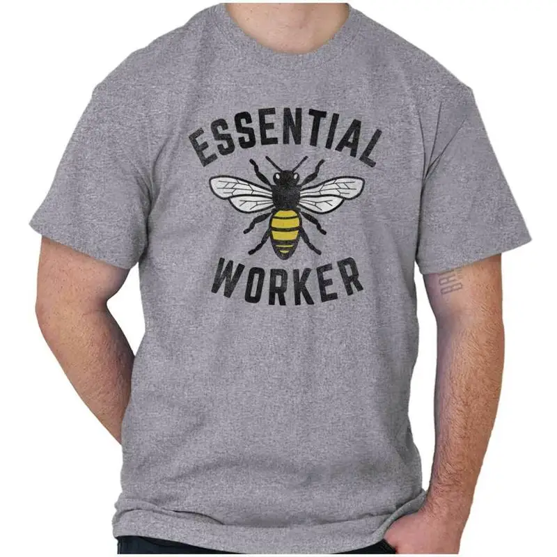 Earth Day Bumble Bee Essential Worker Joke Женская или мужская футболка с круглым вырезом
Earth Day Bumble Bee Essential Worker Joke Женская или мужская футболка с круглым вырезом