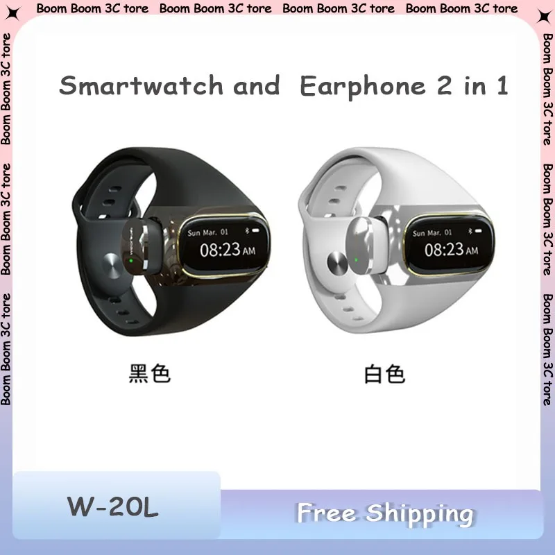Aipower W20l Smart Watches Earphone 2 in 1 Waterproof Bluetooth Earbuds Wristband for Sports Sleep Health Heart Rate Monitor
Aipower W20l Smart Watches Earphone 2 in 1 Waterproof Bluetooth Earbuds Wristband for Sports Sleep Health Heart Rate Monitor