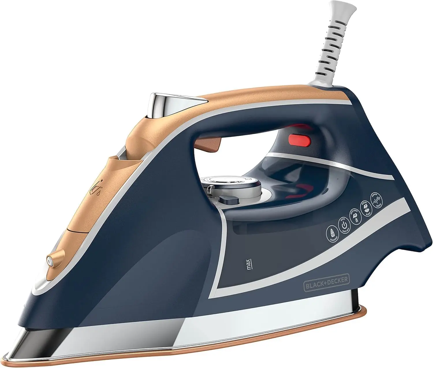 Elite Pro-Series Steam Iron, 6 Settings 1700 Watt, Navy - Powerful and Versatile for Perfect Garments
Elite Pro-Series Steam Iron, 6 Settings 1700 Watt, Navy - Powerful and Versatile for Perfect Garments