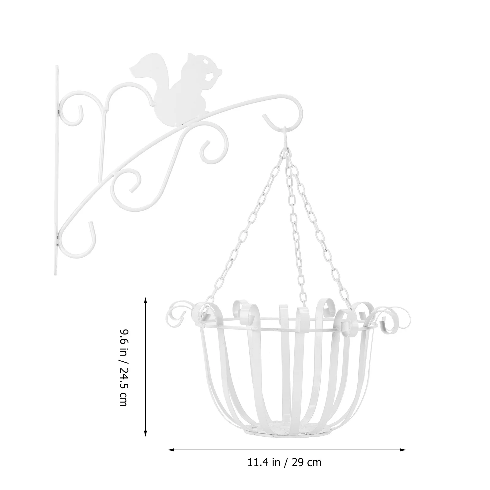 1Set Wall Hanging Flower Basket Modern Decorative Plant Pot for Balcony Garden Outdoor Hanging Planter Holder Plant Basket Decor
1Set Wall Hanging Flower Basket Modern Decorative Plant Pot for Balcony Garden Outdoor Hanging Planter Holder Plant Basket Decor