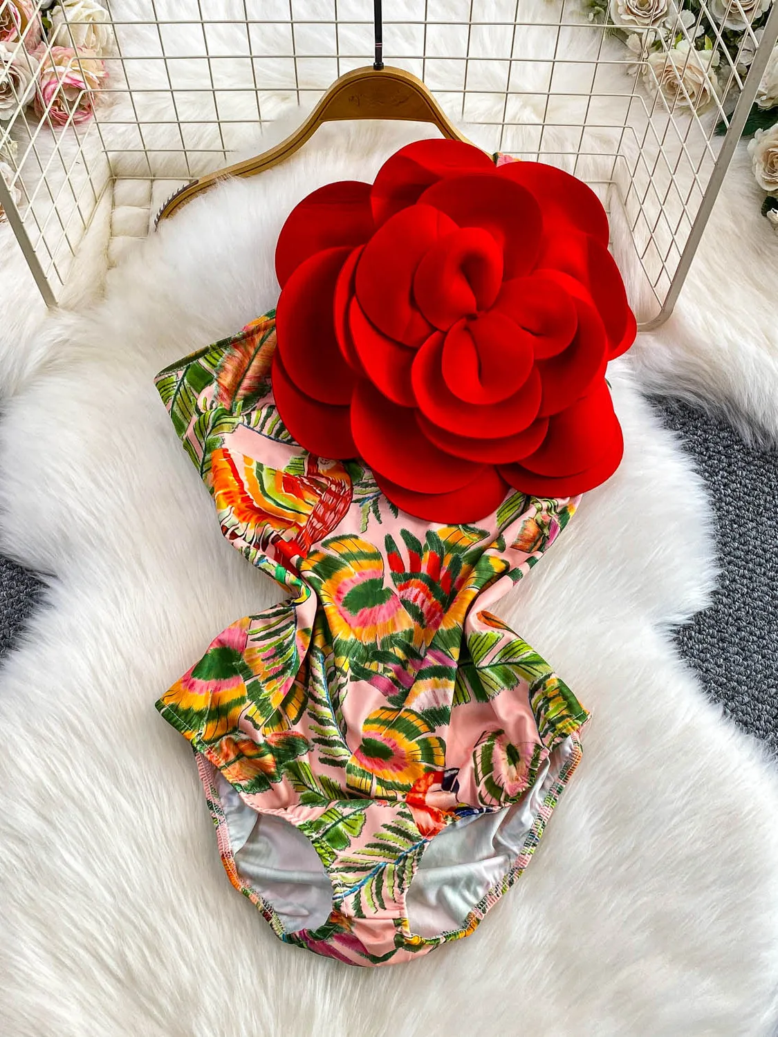 Ele Ретро цветочный принт 3D цветочное ожерелье купальник с низкой талией Модные прямые брюки-трубы Обычная футболка...
Ele Ретро цветочный принт 3D цветочное ожерелье купальник с низкой талией Модные прямые брюки-трубы Обычная футболка...