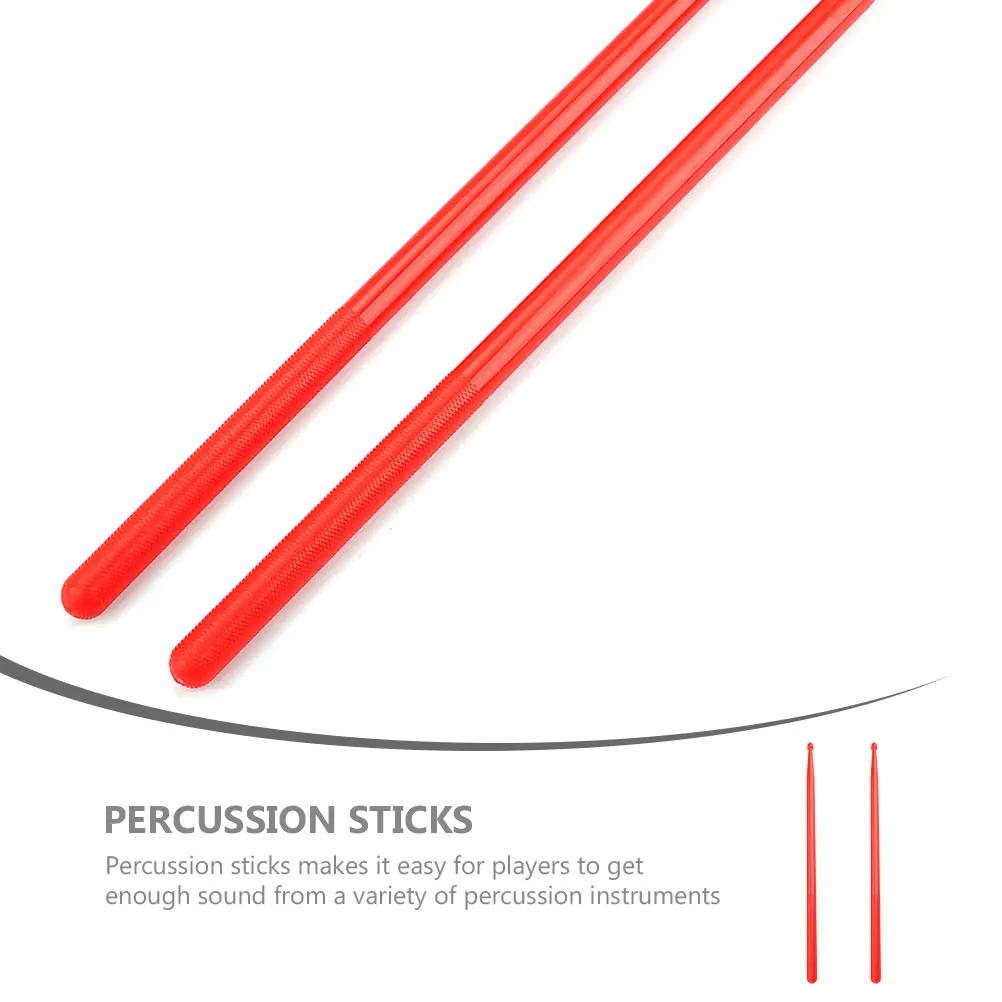 1 Pair Drum Sticks Nylon Long Handle Smooth Surface For Drum Set Percussion Instruments Stage Performance Lightweight Practice
1 Pair Drum Sticks Nylon Long Handle Smooth Surface For Drum Set Percussion Instruments Stage Performance Lightweight Practice
