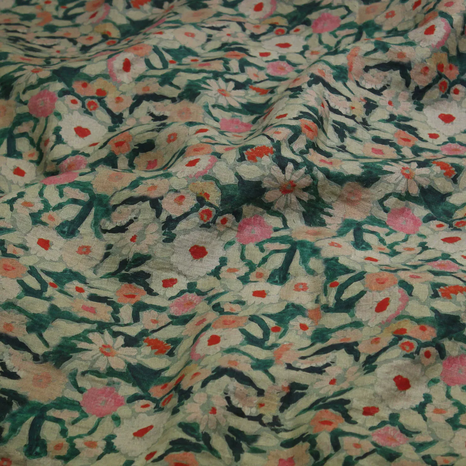 1yard pure linen fabrics for clothing floral print telas one-piece dress cheongsam shirt sewing fabric
1yard pure linen fabrics for clothing floral print telas one-piece dress cheongsam shirt sewing fabric