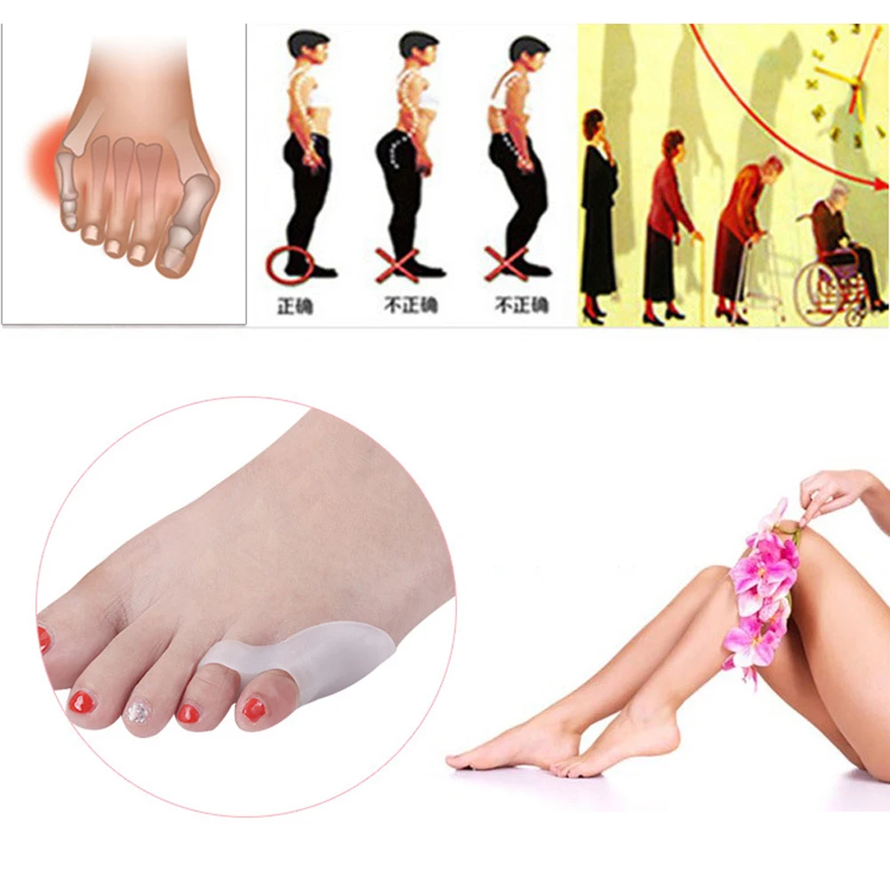 2Pcs Toe Separators Gel Pinky Toe Straightener for Bunions Overlapping Toes Yoga Pilates Runners Dancers Fitness
2Pcs Toe Separators Gel Pinky Toe Straightener for Bunions Overlapping Toes Yoga Pilates Runners Dancers Fitness