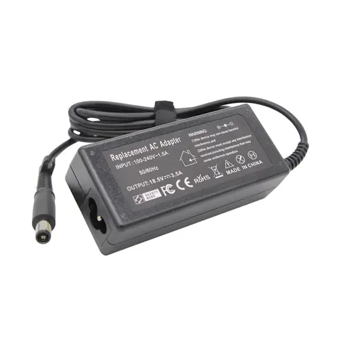 Chargeur adaptateur pour ordinateur portable HP, 18.5V, 3.5A, 7.4x5.0mm, 65W, AC, opol pavilion, G6, DV5, DV6, DV7, DV4, G50, G60, N193, CQ43, CQ32, CQ60