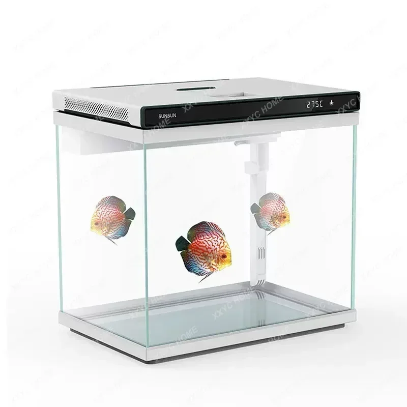 Super White Glass Small Fish Tank Change Water Oxygen-Increasing Living Room Small Desktop Home Aquarium Small Fish Globe
Super White Glass Small Fish Tank Change Water Oxygen-Increasing Living Room Small Desktop Home Aquarium Small Fish Globe
