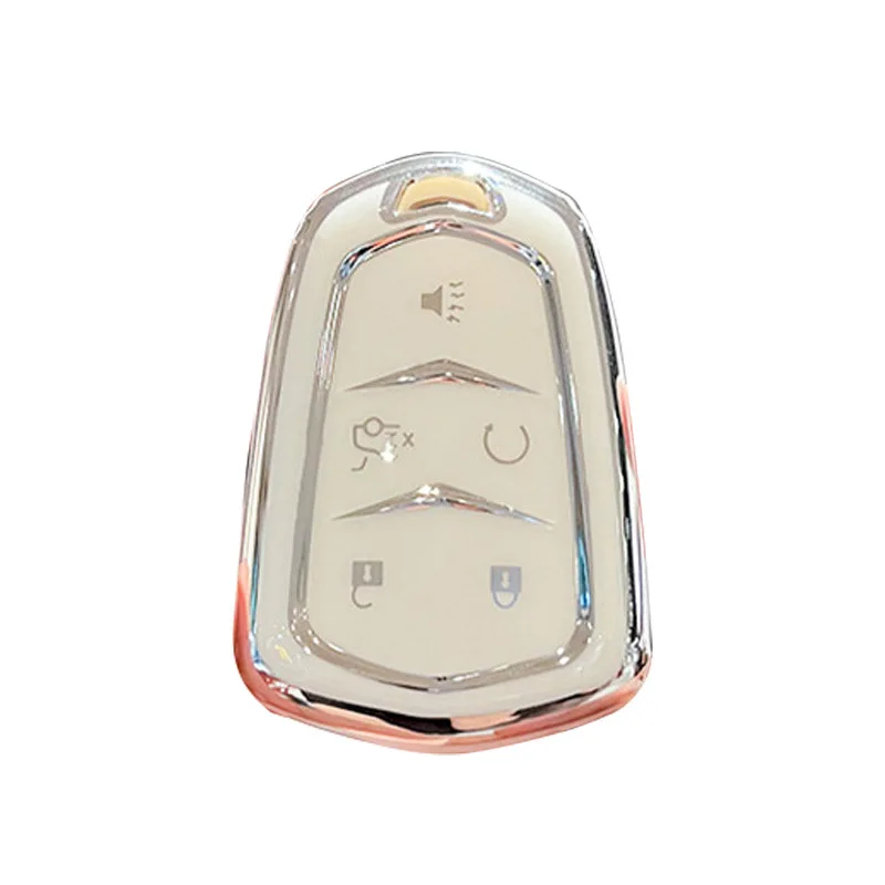 Durable TPU Key Case with Keychain for Cadillac Models (XT5, CT5, XT4, XTS, ATSL, CT6, XT6, CT4) - Protective Key Cover
Durable TPU Key Case with Keychain for Cadillac Models (XT5, CT5, XT4, XTS, ATSL, CT6, XT6, CT4) - Protective Key Cover