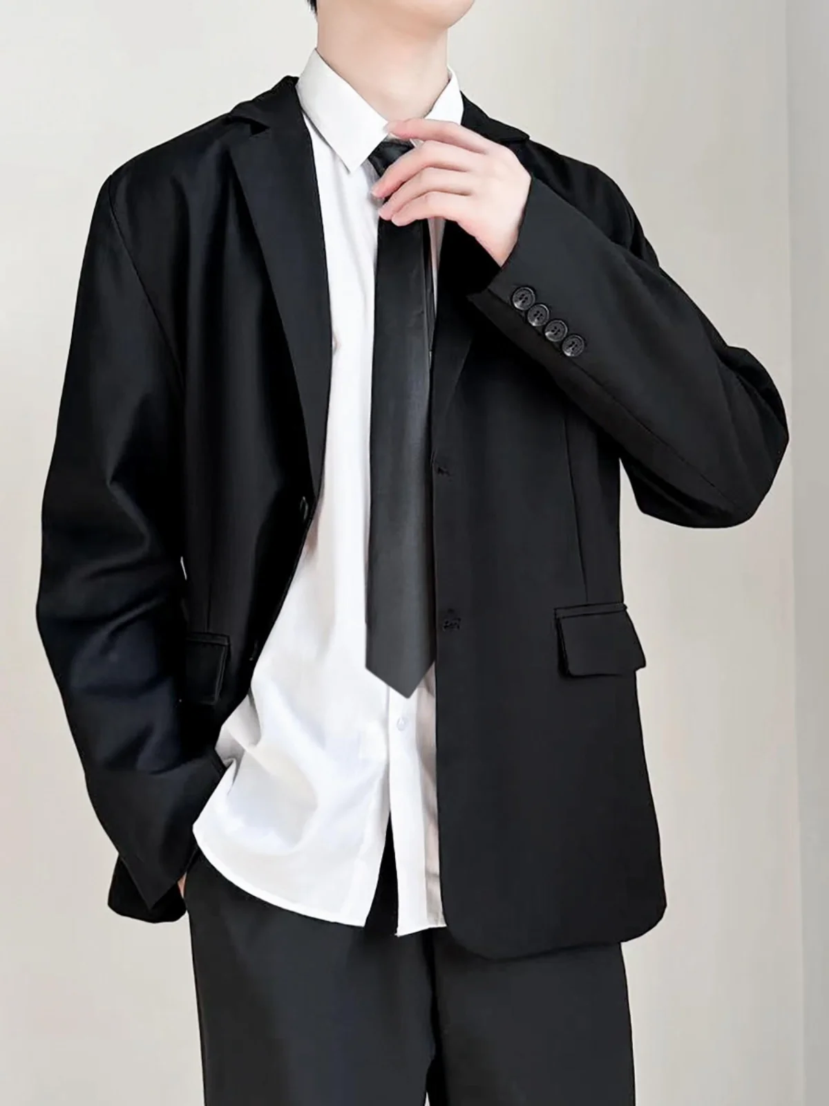 Casual Formal Men's Suit Set Wedding omsmen Busin Profional Work Interview Lightweight Classic Briti College Sle
Casual Formal Men's Suit Set Wedding omsmen Busin Profional Work Interview Lightweight Classic Briti College Sle
