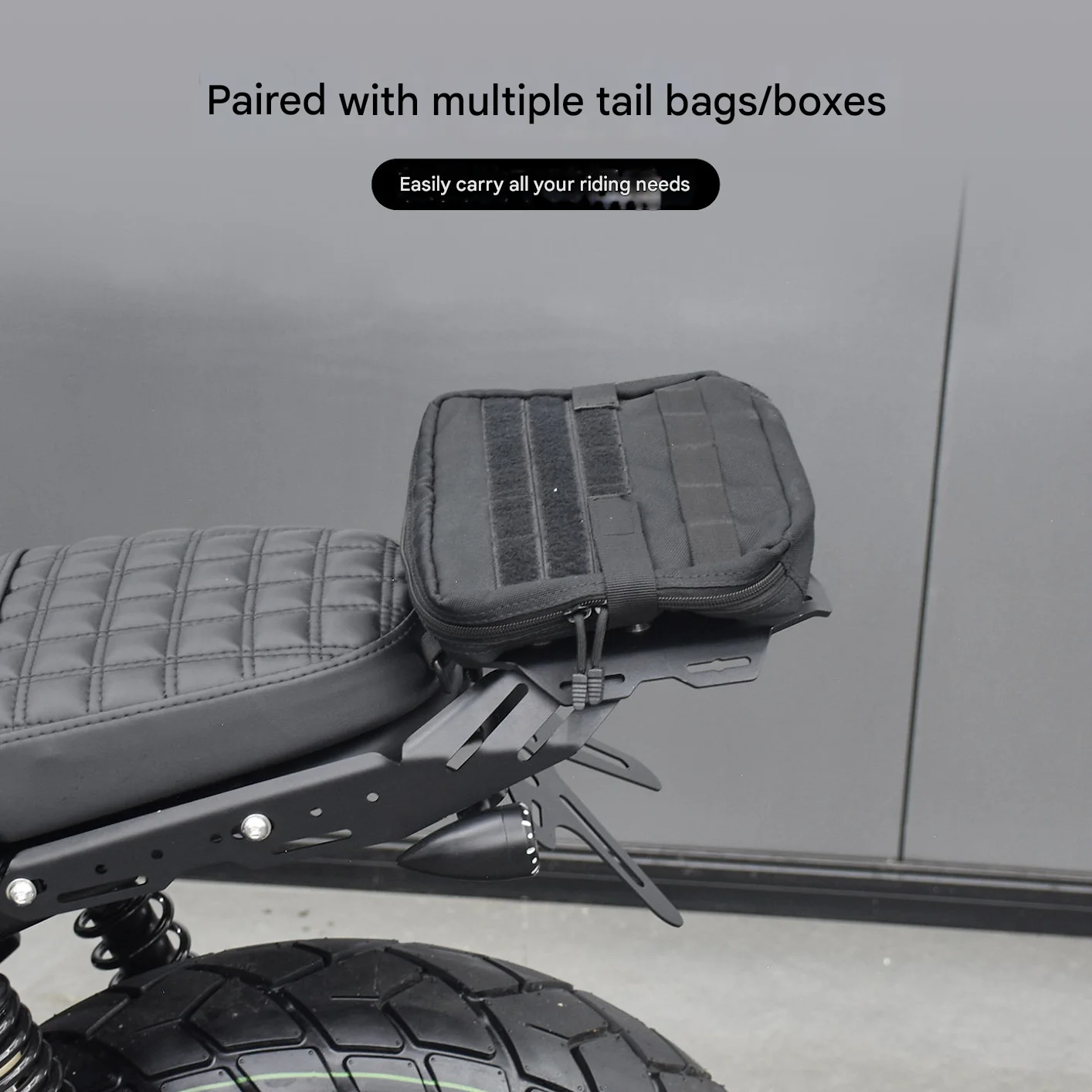 For honda CL300 Retro Canvas Bag Tail Box Direct Bolt-On Mounting Bracket Set Aluminum Rear Luggage Rack for Motorcycle