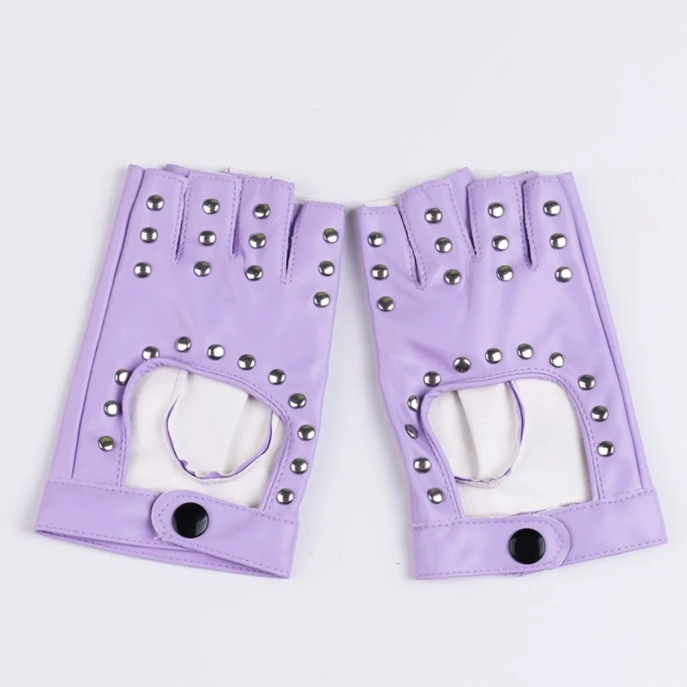 New PU Leather Half Finger Gloves Hip Hop Punk Fingerless Nightclub Pole Dancing Mittens Rivet Motorcycle Gloves Gift
New PU Leather Half Finger Gloves Hip Hop Punk Fingerless Nightclub Pole Dancing Mittens Rivet Motorcycle Gloves Gift