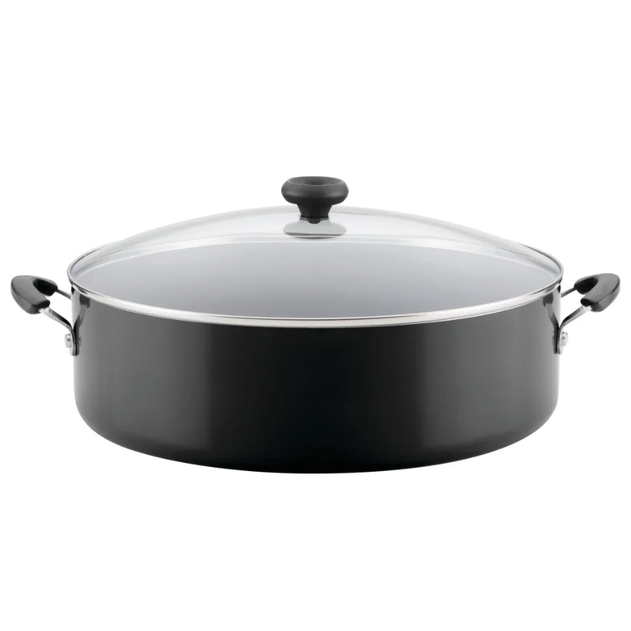 Versatile 14-Inch Nonstick One-Pot for Easy Cooking and Cleaning - Ideal for Family Meals Braising and Stocks with Lid Dishwash
Versatile 14-Inch Nonstick One-Pot for Easy Cooking and Cleaning - Ideal for Family Meals Braising and Stocks with Lid Dishwash