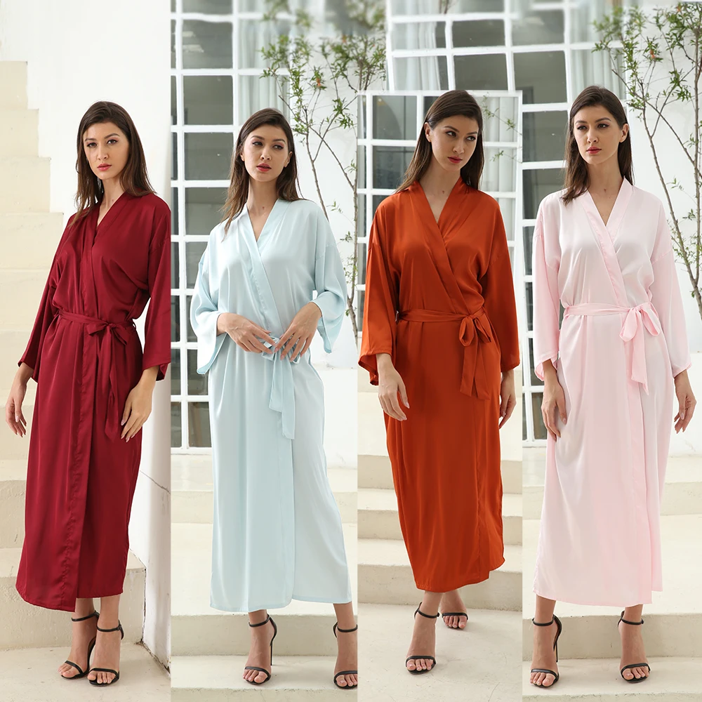 Bridesmaid Robes Bride Robe Satin Chiffon Robes Women Wedding Long Robe Bathrobe White Robe Satin Robe Silk Robe
Bridesmaid Robes Bride Robe Satin Chiffon Robes Women Wedding Long Robe Bathrobe White Robe Satin Robe Silk Robe