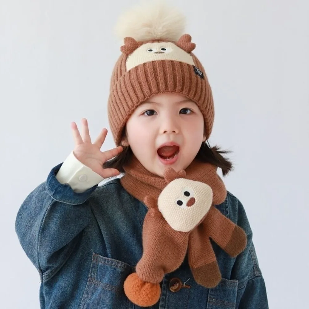 New Warm Scarf Hat Set Coldproof Windproof Neck Warmer Knitted Cute Pullover Cap Autumn and Winter
New Warm Scarf Hat Set Coldproof Windproof Neck Warmer Knitted Cute Pullover Cap Autumn and Winter