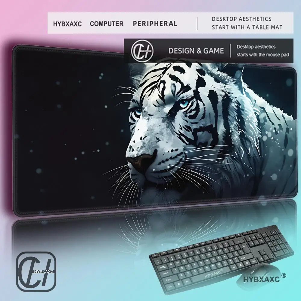 HYBXAXC Large Gaming Mouse pad Tiger Computer Keyboard Pad Mouse Mat Desk Mat Rubber AntiSlip MousePad Desk pad Accessories game
HYBXAXC Large Gaming Mouse pad Tiger Computer Keyboard Pad Mouse Mat Desk Mat Rubber AntiSlip MousePad Desk pad Accessories game
