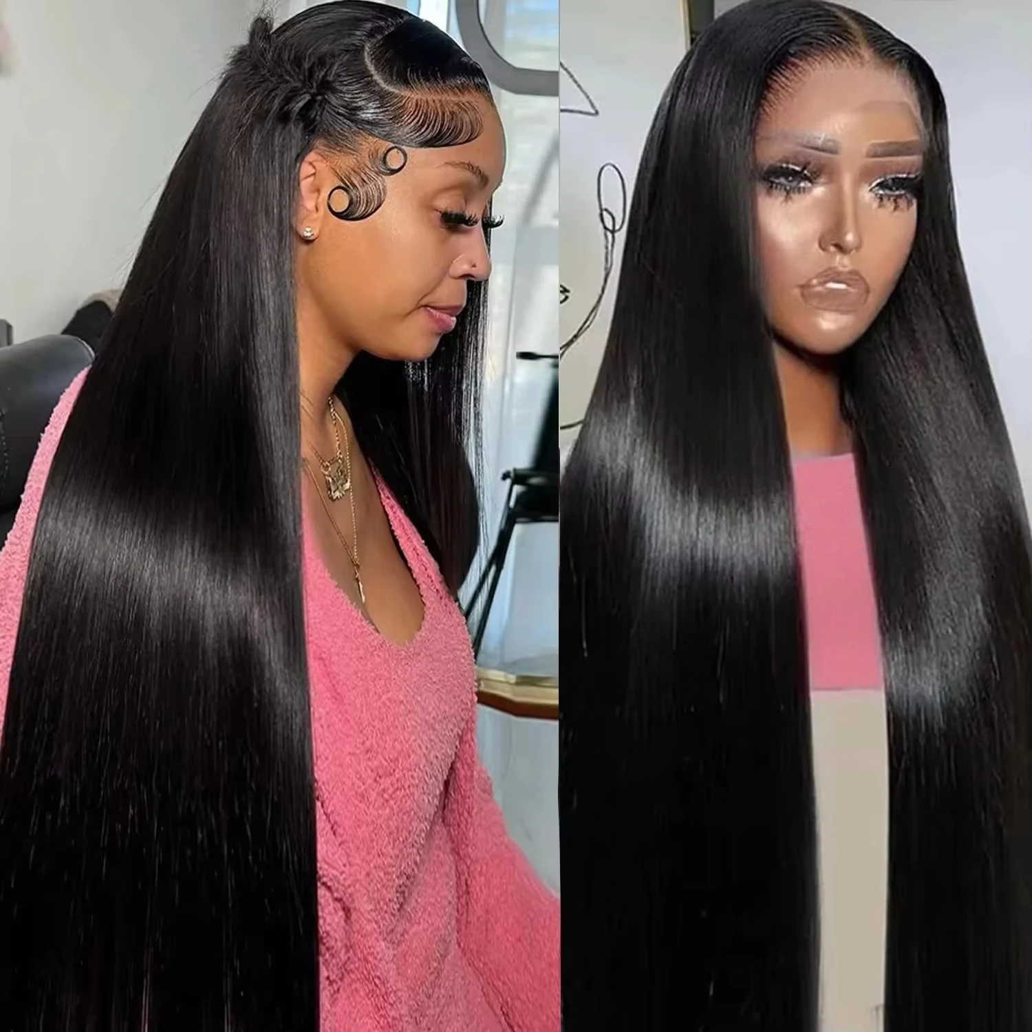 40 42 Inch 13x4 Bone Straight Front Human Hair Wig Brazilian 180% 200% Density 13x6 HD Transparent Lace Frontal Wigs Pre Plucked
40 42 Inch 13x4 Bone Straight Front Human Hair Wig Brazilian 180% 200% Density 13x6 HD Transparent Lace Frontal Wigs Pre Plucked