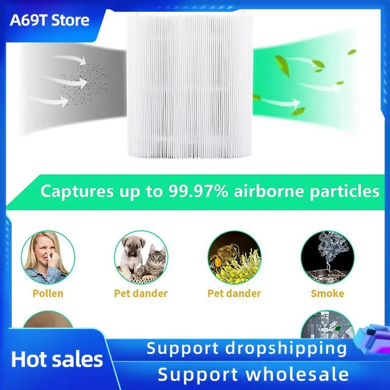 A69T 8 шт. сменный фильтр для Blueair Blue Pure 411, 411 + и мини-очиститель воздуха, HEPA и композитный фильтр с активированным углем
A69T 8 шт. сменный фильтр для Blueair Blue Pure 411, 411 + и мини-очиститель воздуха, HEPA и композитный фильтр с активированным углем