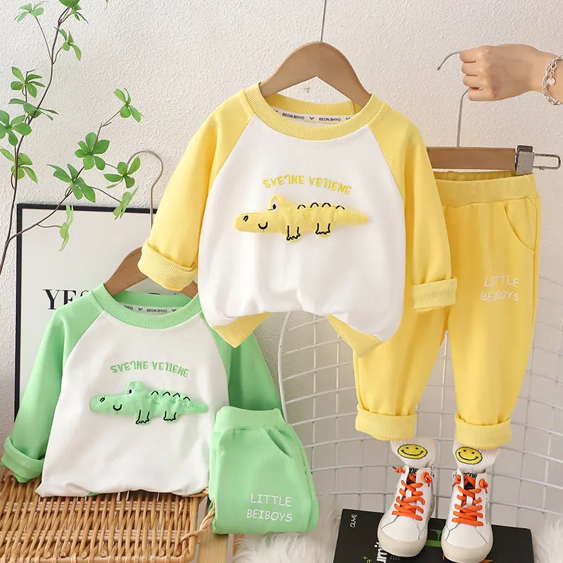 NEW Autumn Spring Children Kids Boys Cotton Clothing Infant Suit Spring Cartoon Kid T-Shirt Pants 2pcs/Set Toddler Tracksuit
NEW Autumn Spring Children Kids Boys Cotton Clothing Infant Suit Spring Cartoon Kid T-Shirt Pants 2pcs/Set Toddler Tracksuit