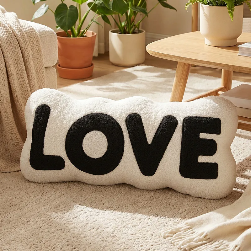LOVE Letter Pillow Soft Fluffy Cushion 3 Colors White Black Red Plush Throw Pillow for Sofa, Bed and Valentine's Decor,gifts.
LOVE Letter Pillow Soft Fluffy Cushion 3 Colors White Black Red Plush Throw Pillow for Sofa, Bed and Valentine's Decor,gifts.