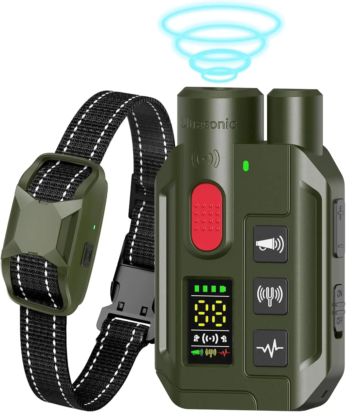 Dog Shock Collar 1968FT, IP67 Waterproof, 4 Modes, Rechargeable E-Collar for All Breeds
Dog Shock Collar 1968FT, IP67 Waterproof, 4 Modes, Rechargeable E-Collar for All Breeds