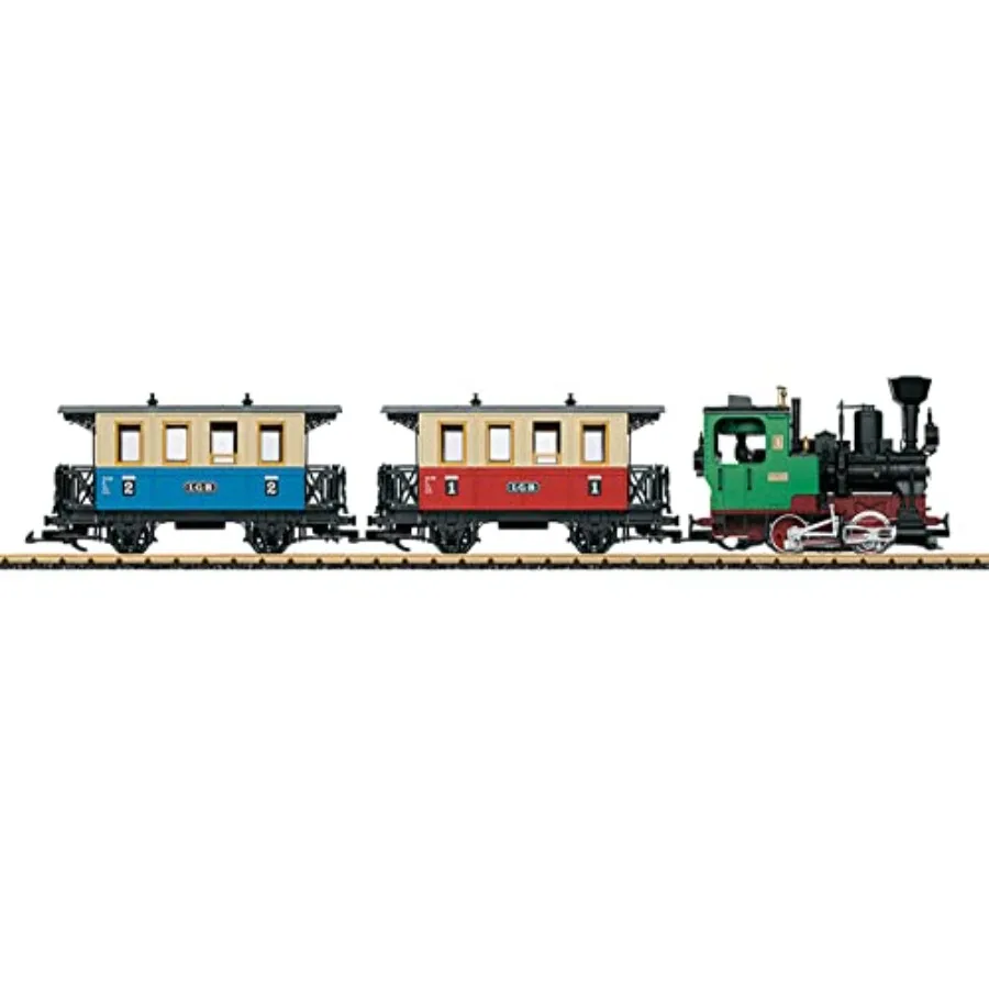 Passenger Train Set for indoor play, made of durable ABS plastic, classic red and blue color scheme, features smooth-rolling wh
Passenger Train Set for indoor play, made of durable ABS plastic, classic red and blue color scheme, features smooth-rolling wh