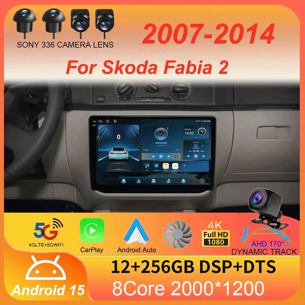 Android 15 For Skoda Fabia 2 2007 - 2014 Car Radio Multimedia Video Player Navigation GPS No 2din 2 din DVD
Android 15 For Skoda Fabia 2 2007 - 2014 Car Radio Multimedia Video Player Navigation GPS No 2din 2 din DVD