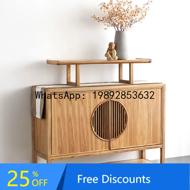 CZ New Chinese Style Solid Wood Living Room Partition Cabinet Entrance Storage Rack Zen Storage Side Cabinet for Homestays
CZ New Chinese Style Solid Wood Living Room Partition Cabinet Entrance Storage Rack Zen Storage Side Cabinet for Homestays