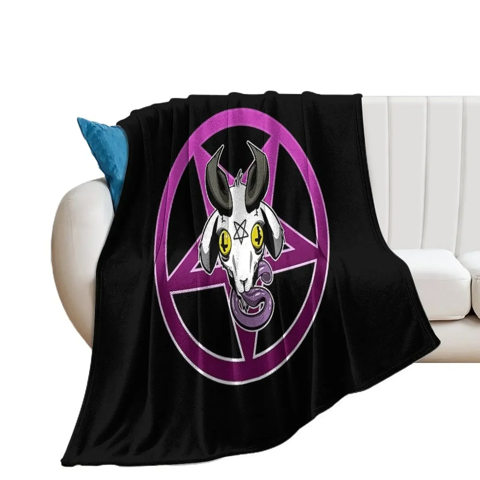 The Pentagram GOAT Pink T-Shirt Throw Blanket Vintage warm for winter Retros Flannel Fabric Blankets
The Pentagram GOAT Pink T-Shirt Throw Blanket Vintage warm for winter Retros Flannel Fabric Blankets