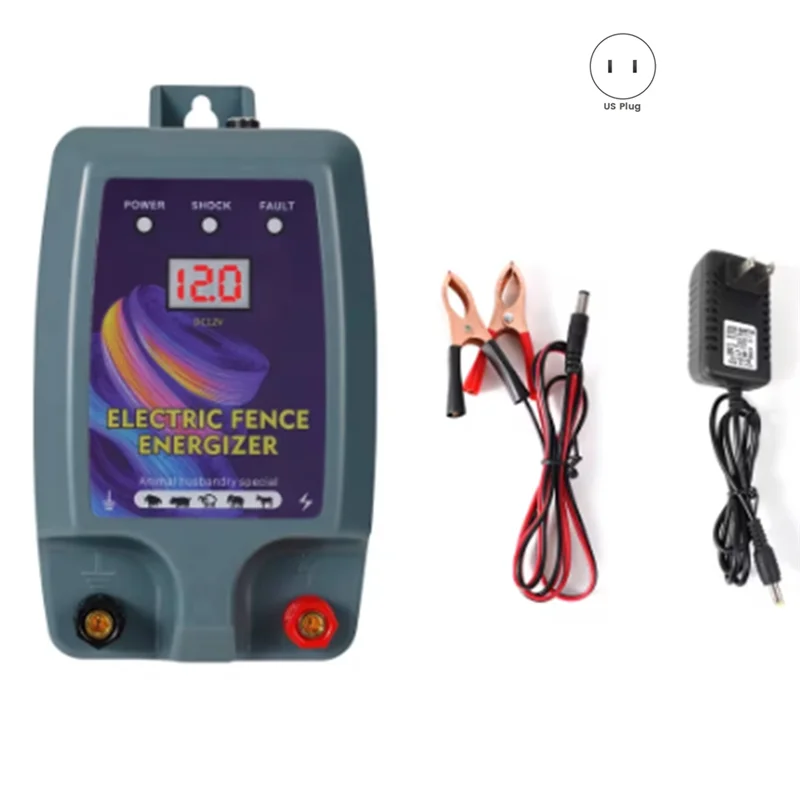KYCOR-Battery Powered Electric Fence, Clip Connector For Farm Cattle Sheep Poultry Captive Security Fence US Plug
KYCOR-Battery Powered Electric Fence, Clip Connector For Farm Cattle Sheep Poultry Captive Security Fence US Plug